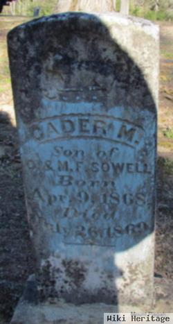 Cader M. Sowell