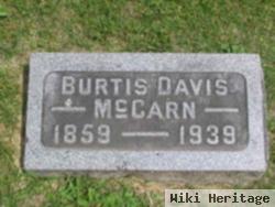 Burtis Davis Mccarn