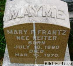 Mary Frances "mayme" Reiter Frantz