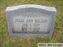 Julia Ann Jernigan Wilson