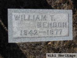 William T Benson
