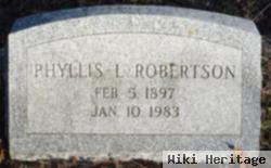 Phyllis Lee Marshall Robertson