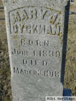 Mary J Dyckman