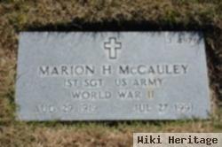 Marion H Mccauley