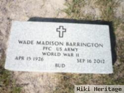 Wade Madison "bud" Barrington