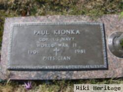 Dr Paul Fred Sturm Kionka