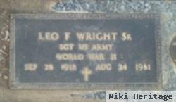 Leo F Wright, Sr