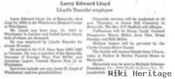 Larry Edward Lloyd