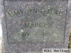 Mary Ann "marge" Lewis