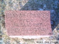 Hannah Frances Sims Saathoff