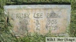 Ruby Mae Lee Peek