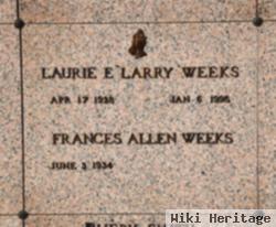 Laurie E. "larry" Weeks