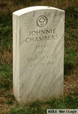 Pvt Johnnie Chambers