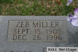 Zebulon Miller "zeb" Freeman