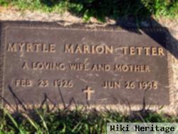 Myrtle Mae Marion Tetter