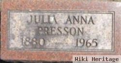 Julia Anna Anderson Presson