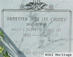 Armenter Jane Lee Causey