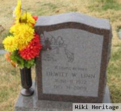 Dewitt W Linn