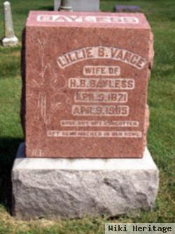 Lillie B. Vance Bayless