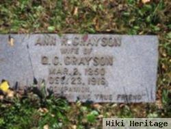 Ann R Grayson