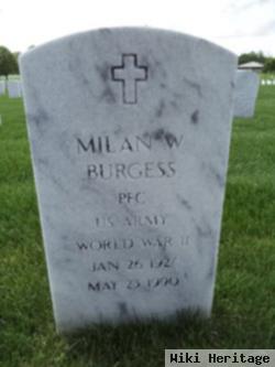 Milan William Burgess