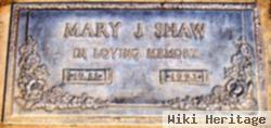 Mary Jane Scott Shaw