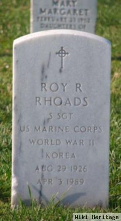 Roy R Rhoads, Jr