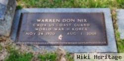 Warren Don Nix