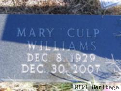 Mary Alma Culp Williams