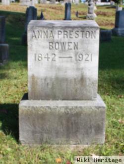 Anna Preston Bowen