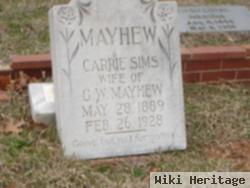 Carrie Simms Mayhew