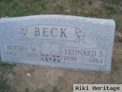 Bertha M. Beck