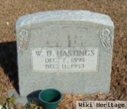 W D Hastings