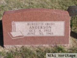 Burdette "bud" Anderson