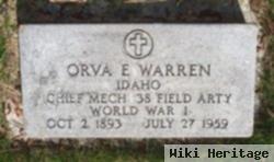 Orva E Warren