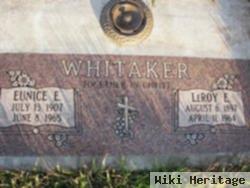 Leroy E Whitaker