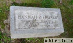 Hannah P Frorer