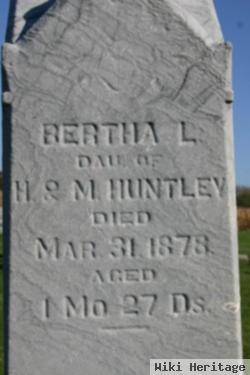 Bertha L Huntley