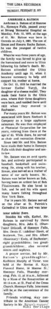 Ambrose A. "bob" Batson