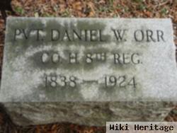 Pvt Daniel W. Orr