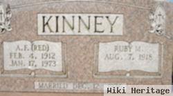 A F "red" Kinney