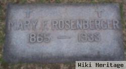 Mary F Rosenberger