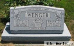 Frank Omer "bud" Wenger