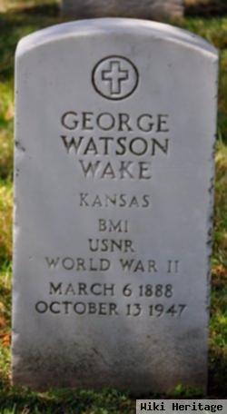 George Watson Wake