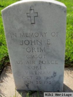 John E Grim