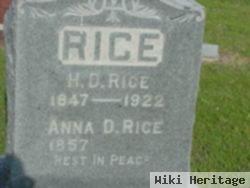 H. D. Rice