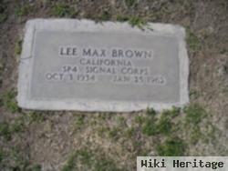 Lee Max Brown