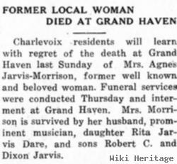 Mary Agnes Jarvis Morrison