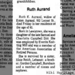 Ruth Elizabeth Ditt Aurand