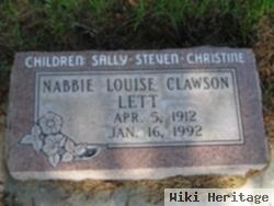 Nabbie Louise Clawson Lett